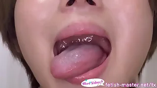 Japanese Asian Tongue Spit Prospect Nose Licking Sucking Kissing Handjob charm - More to hand fetish-master&period;net